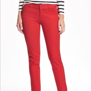 Old Navy Red Pixi Pants Size 0 Regular